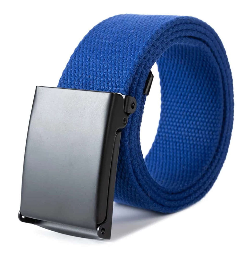 Other Men's Sportswear ***GOLF*** Royal Blue Canvas Belt was sold for